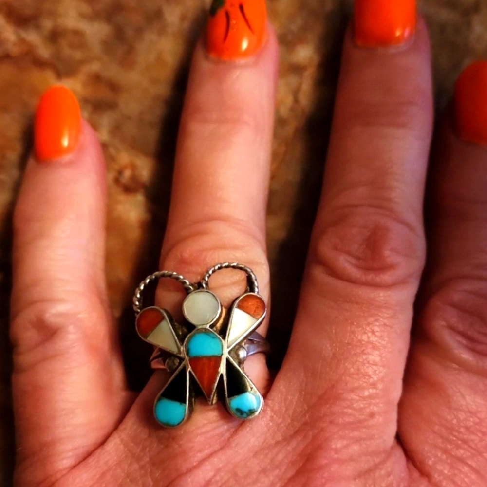 Zuni Butterfly ring 8